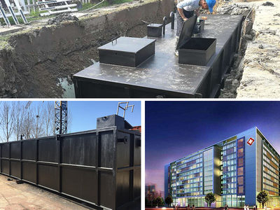 Hospital buried sewage treatment equipment