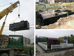 Regional zero discharge sewage reuse equipment